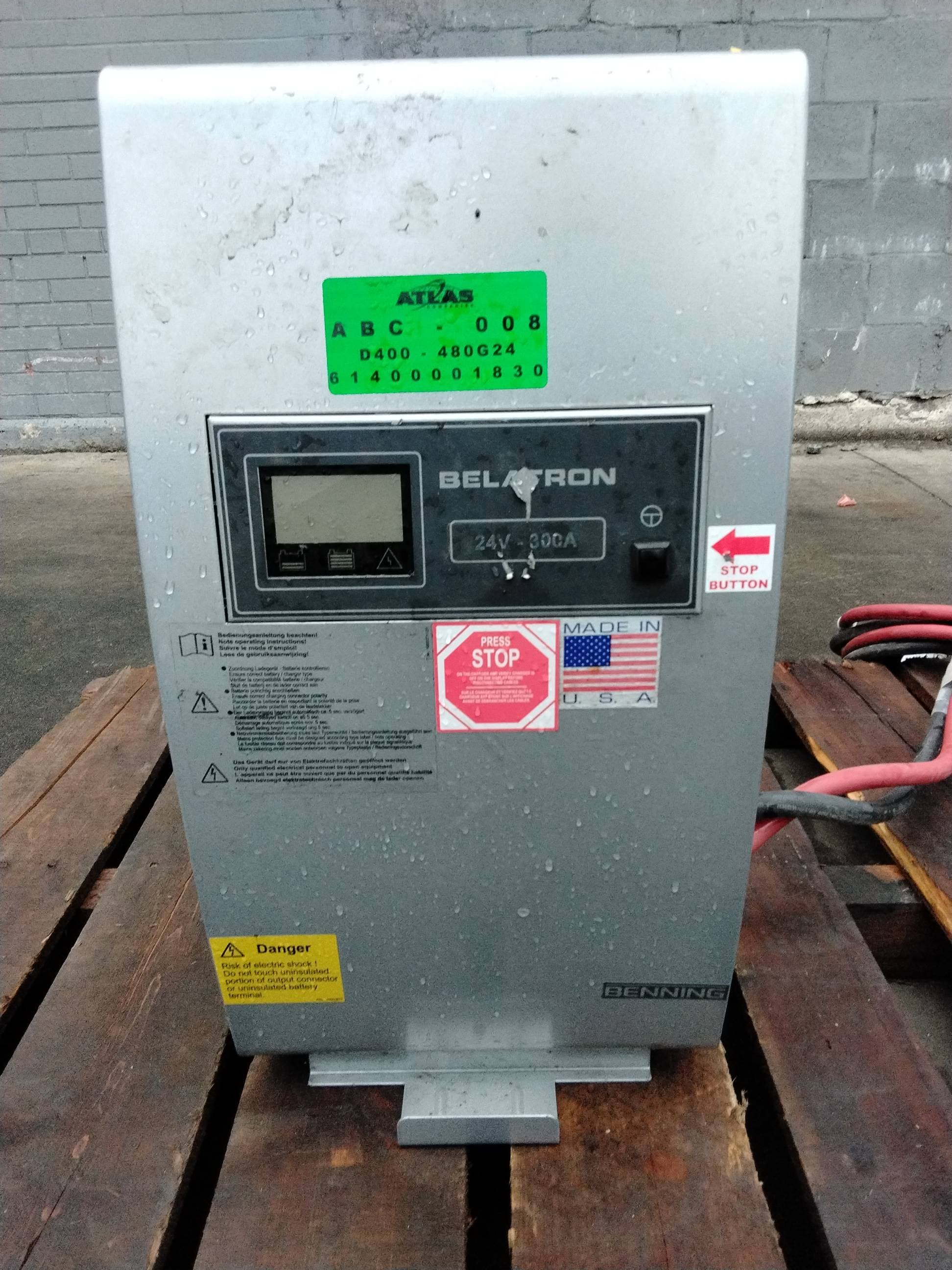 Benning BELATRON D400-480G24/300B-FB 24/36V Industrial Forklift Battery Charger #181