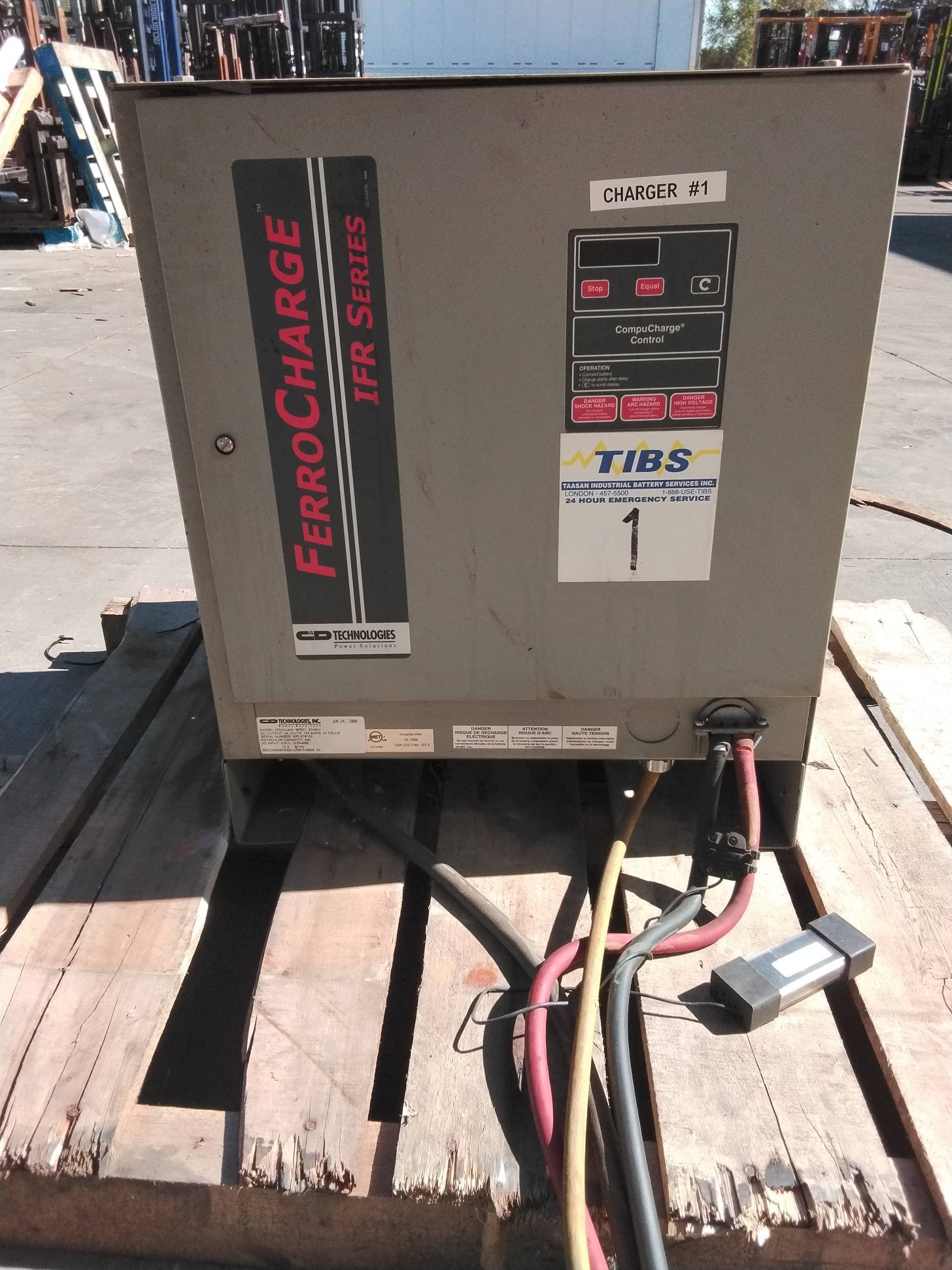 C&D Technologies Model: IFR24L850 48V Industrial Forklift Battery Charger