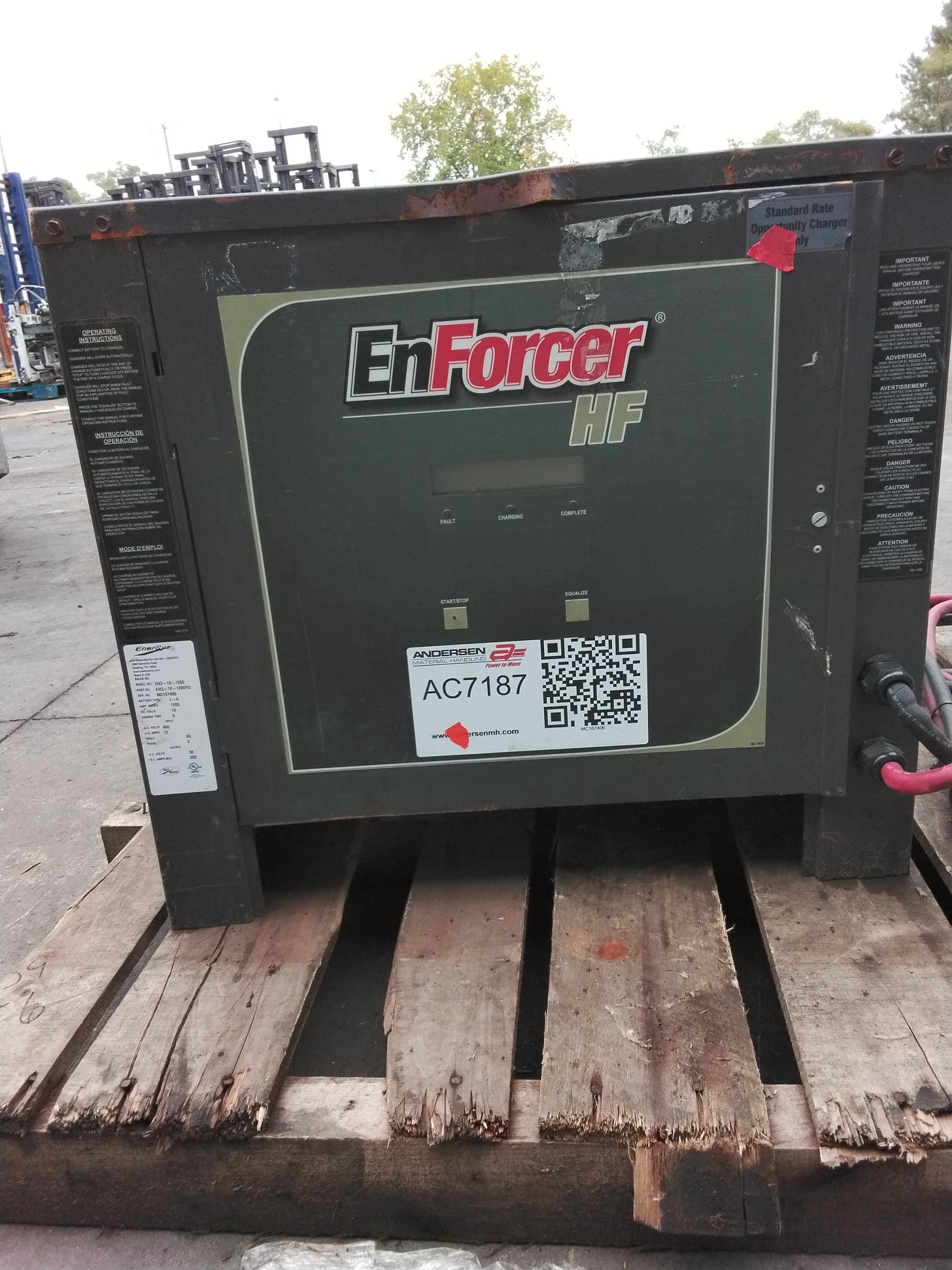 EnerSys EH3-18-1200 36V Industrial Forklift Battery Charger #188