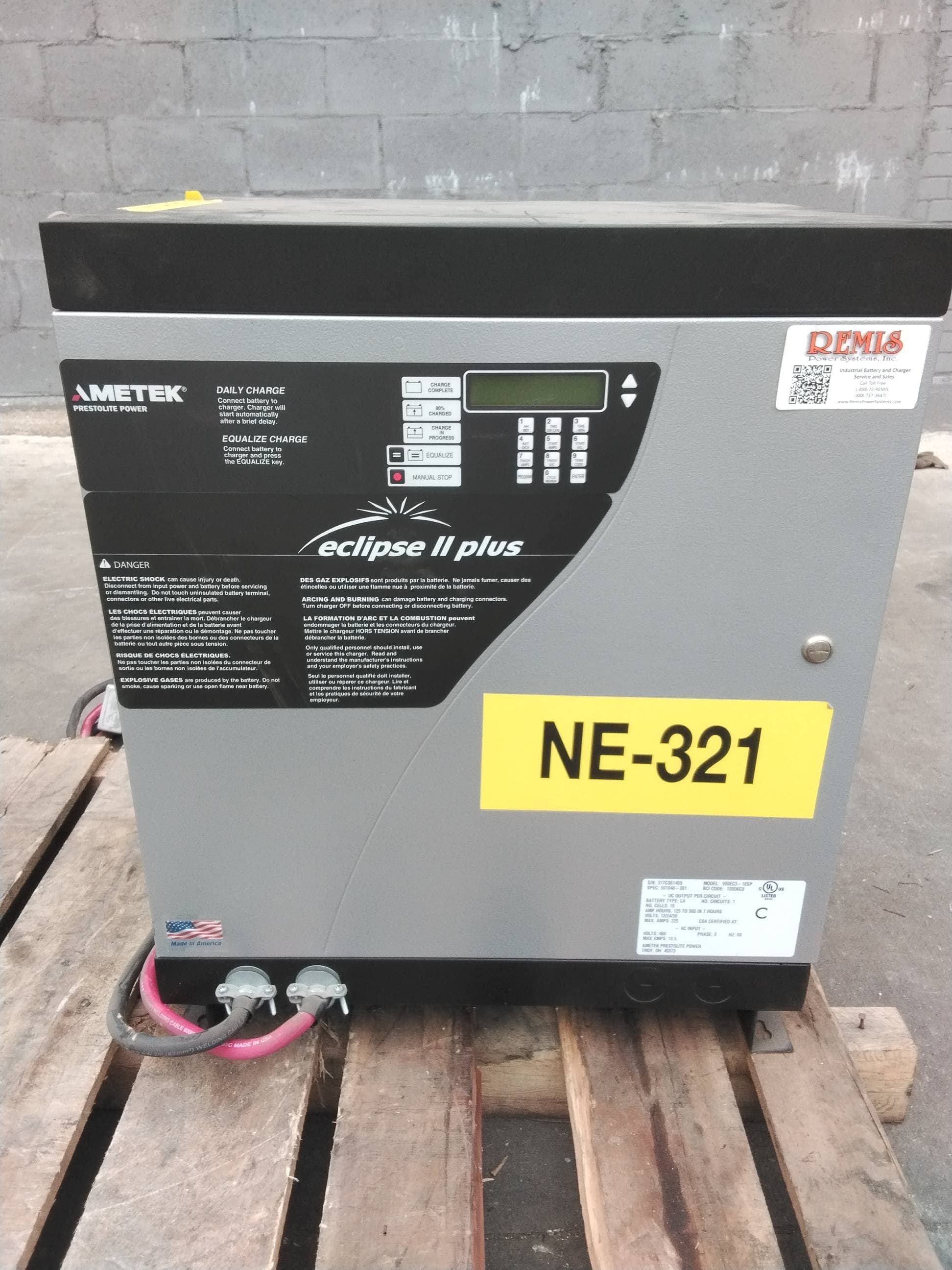 Ametek Prestolite Power 900EC3-18SP 36V Industrial Forklift Battery Charger #169