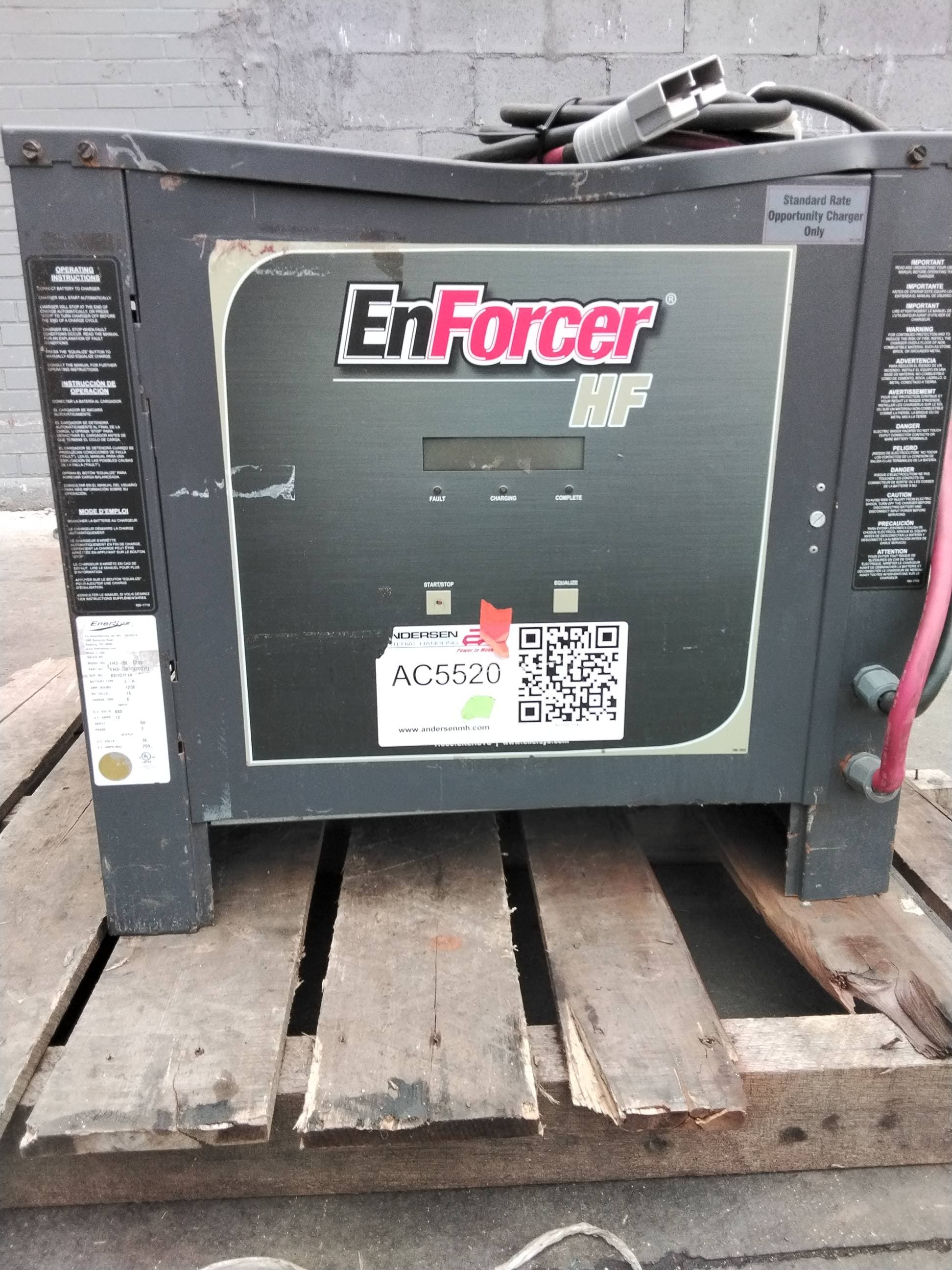 EnerSys EH3-18-1200 36V Industrial Forklift Battery Charger #190