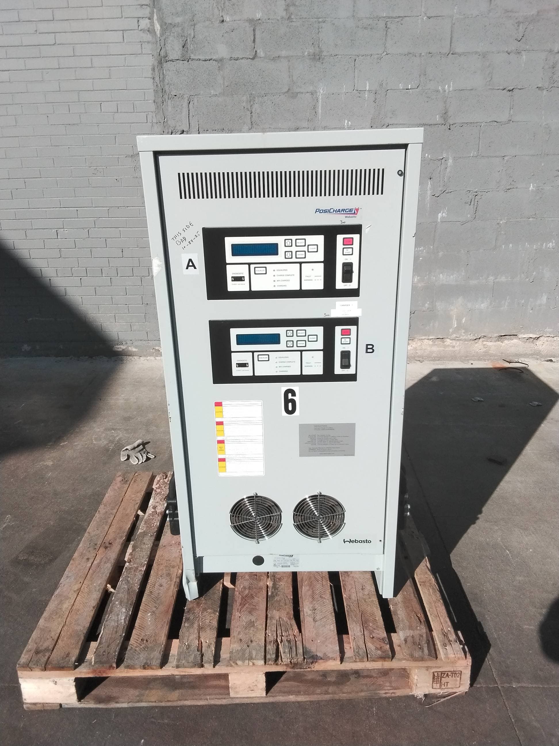 PosiCharge Webasto Model: DVS150 16-130V Industrial Forklift Battery Charger