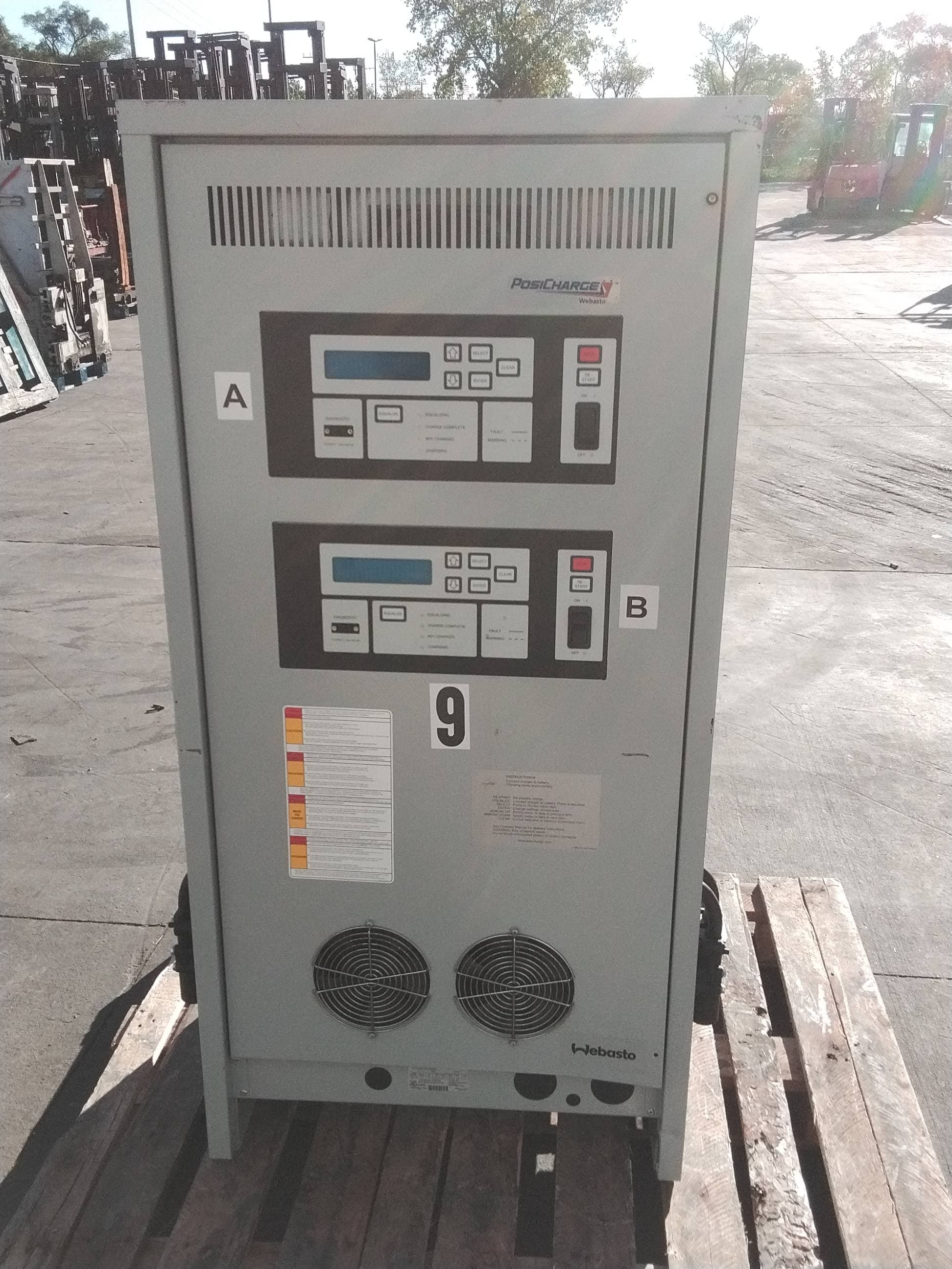 PosiCharge Webasto Model: DVS150 16-130V Industrial Forklift Battery Charger